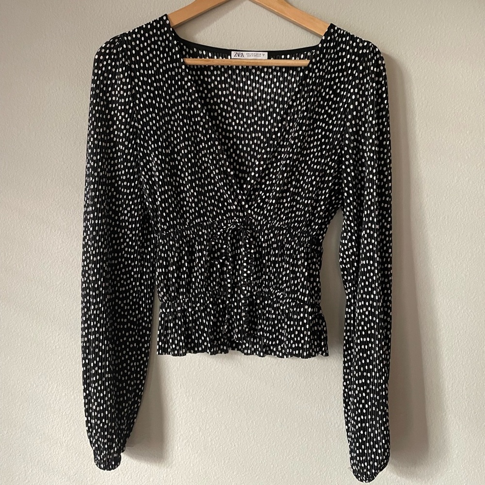 Zara Polka Dot Blouse